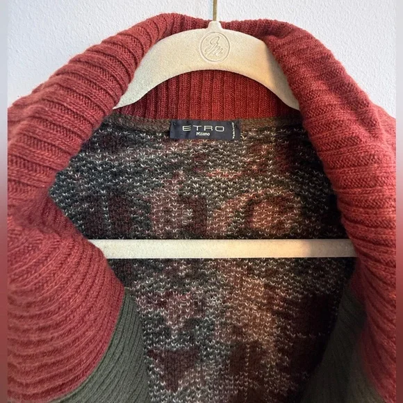Etro Milano Paisley Knit Cardigan - Picture 6 of 9